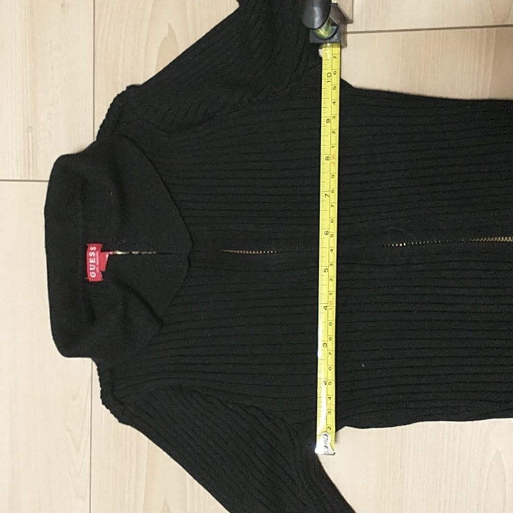 Guess zip up sweater girls
